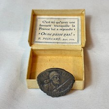 1916 WW1 Battle Of Verdun Pin in Box W/Poincare Rally Quote They Shall Not Pass picture