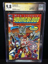 Youngblood #1 SS Rob Liefeld CGC 9.8 1st Image  Emblem/Logo/Title picture