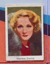 1933 SALEM GOLDFILM GERMAN TOBACCO CARD SERIES 2 #212 MARLENE DIETRICH picture