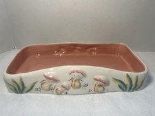 Vernon Kilns WALT DISNEY FANTASIA painted Mushroom  Bowl MADE IN CALIFORNIA.4677 picture