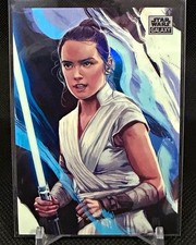 2026 Topps Star Wars Galaxy Rey Original Art Puzzle Card POWW-4  picture