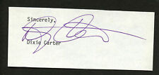 Dixie Carter d2010 signed autograph 2x4 cut Actress Designing Women AB1071 picture