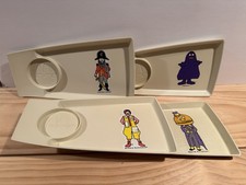 Vintage 1970s McDonalds Happy Meal Serving Tray Set picture