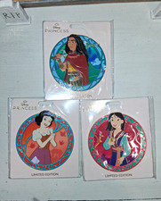 Disney wdi d23 mog twdcs Limited Edition Princess Pin Set Snow White Mulan Raya picture