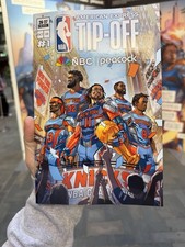 NYCC 2026 NBA TIP OFF COMIC #1 KNICKS Champions JALEN BRUNSON MSG NY Comic Con picture