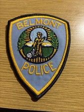 Belmont Massachusetts Police Patch Historical Memoribilia picture
