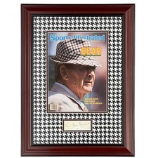 Paul Bear Bryant Autographed Alabama Crimson Tide Deluxe Framed 11x14 Sports Ill picture