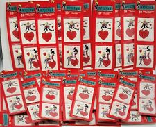 1990 Beetlejuice Cartoon TV Jumbo Valentine Stickers NIP/NOS/Unpunched/New Movie picture