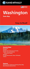 Rand Mcnally Easy to Read Folded Map: Washington State Map - NEW picture