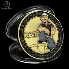 Navy Popeye The Sailor Man Challenge Coin picture