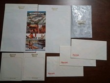 1960s-70s MARRIOTT HOTEL Room lot envelopes postcard showercap notepad letterhds picture