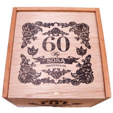 60 Sosa Handmade 560s Empty Wood Cigar Box 5.75