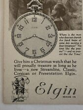 Vintage 1922 Elgin Pocket Watch Christmas Brochure Women’s Wristwatch B14 picture