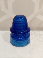 Hemingray Cobalt Blue CD162 No. 19 Glass Insulator picture