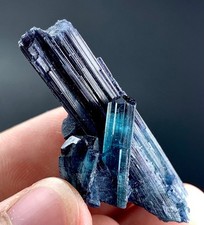 54 Carat Indicolite  Tourmaline Crystal Specimen From Afghanistan picture