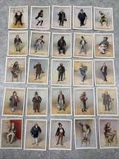 1939 - DICKENS CHARACTERS - ORIGINAL COPES CIGARETTE TOBACCO CARDS LOT OF 25. picture