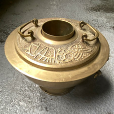 Vintage Asian Steamer Brass  Hot Pot picture