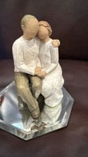 LORDI Couple Figurine Hand Painted Resin Love 2007 Modern Collectible picture