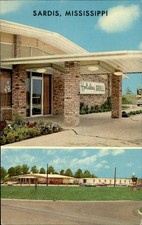 Sardis MS Holiday Inn Grill Curtichrome c1950s-60s Vintage Postcard picture