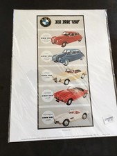Classic BMW poster 16 X 12 German Car Poster Purchased At BMW Museum Munich picture