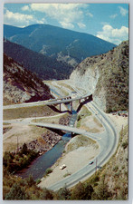 c1960s Clear Creek Canyon Interchange Idaho Springs CO Patterson Postcard picture