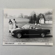 1976 Peugeot 504 Cabriolet Convertible Factory Press Photo Photograph Vintage picture