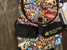 Loungefly Neon Star by Tokidoki Small Owl Print Backpack picture