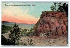 c1910s Pueblo-Beaulah Automobile On Beulah Hill West Virginia VA Women Postcard picture