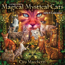 Llewellyn's 2024 Mystical Magical Cats Wall Calendar picture
