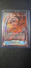 One Piece Trafalgar Law OP10-022 Flame Flame Top Prize SEALED Alt Leader picture