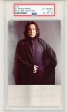 Alan Rickman ~ Signed Autographed Harry Potter Severus Snape ~ PSA DNA Encased picture
