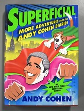 Andy Cohen Signed Superficial 2016 Hardcover Autograph Personalization picture