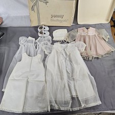 Vintage Pemay Girls CHRISTENING SET 12 Months 6 Piece Set w/ Original Box READ⬇ picture