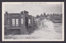 Postcard, United States, Storm Scene CA, Venitian Court picture
