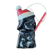 Darth Vadar CHRISTMAS ORNAMENT Santa Hat Collectible STAR WARS picture