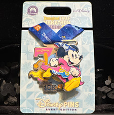 runDisney 2026 Disneyland/DCA Mickey Mouse Medal Replica Pin Event Edition picture