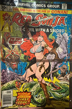 Marvel Comics Group Red Sonja #1 First Issue Conan the Barbarian Bronze Age picture