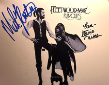 Stevie Nicks, Mick Fleetwood Mac 8x10 Photo: Authentic Original Autographs w/COA picture