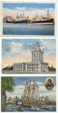 Tampa FL Lot of 3 Old Postcards Florida picture