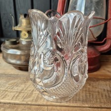 Early American Pressed Glass Celery Vase Crystal Glass Co. Bridgeport, Ohio picture