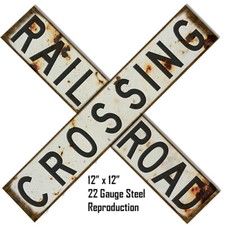 RAILROAD CROSSING X SHAPE 12