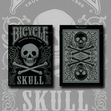Bicycle Skull Metallic (Silver) USPCC by Gambler's Warehouse picture