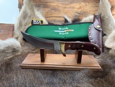 Buck  401  Kalinga Knife With Rosewood Handle With Sheath & Buck Pouch picture