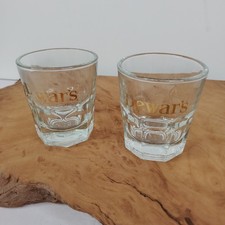Libbey Dewar's Blended Scotch Whisky Double Shot 4 oz Glass - Lot of 2 picture