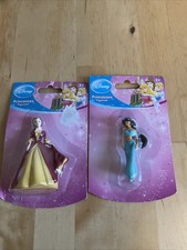 Disney Princess Belle & Jasmine  PVC Figure or Cake Topper Doll Blue Figurines 2 picture