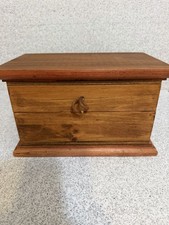 Vintage Wood Box Signed picture