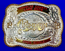 Douglas County Champion Trophy CO Lamb Show Montana Silversmiths Belt Buckle picture