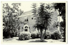 Spanish Revival City Hall Uvalde, Texas B&W Real Photo TX Postcard RPPC WM Cline picture