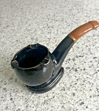 Vintage NAPCO Tobacco Decor Pipe Shaped Ceramic Ashtray 9