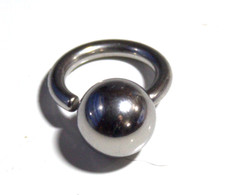 1- 8g 1/2 Screw Ball Ring Princess Albertina Outer Inner Labia Ring Jewelry Sexy picture